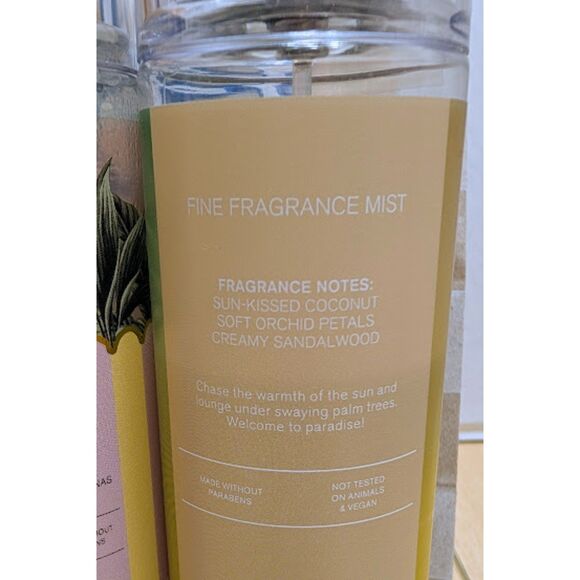Bath & Body Works Summer Seasonal FFM Collection Bundle of 4 Mists - Picture 6 of 9